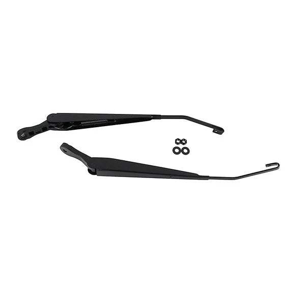 Kentrol 50591 Windshield Wiper Arm Pair in Black for 07-18 Jeep Wrangler JK