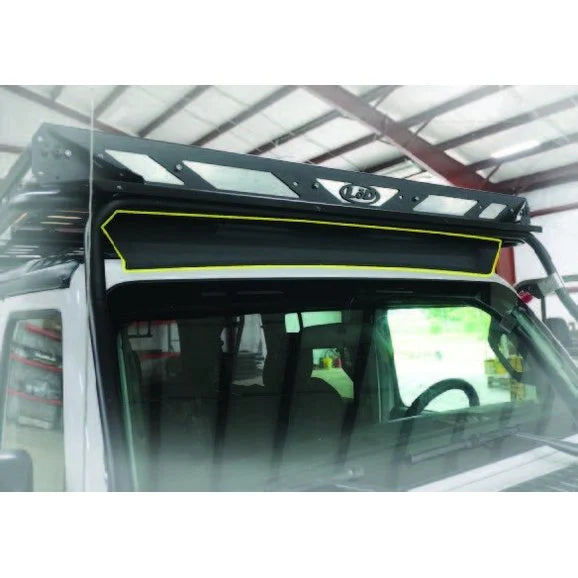 LoD Offroad JWD1891 Destroyer Roof Rack Wind Deflector for 18-24 Jeep Wrangler JL Unlimited 4-Door