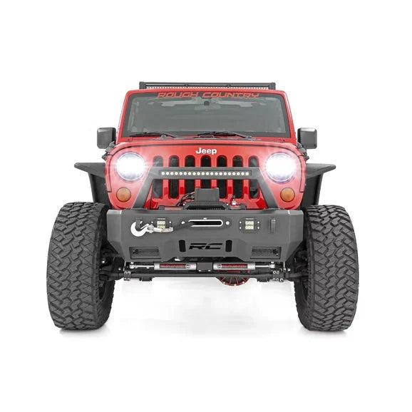 Load image into Gallery viewer, Rough Country RCH5000 7in LED Projector Headlights for 97-18 Jeep Wrangler TJ &amp; JK
