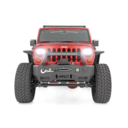 Rough Country RCH5000 7in LED Projector Headlights for 97-18 Jeep Wrangler TJ & JK