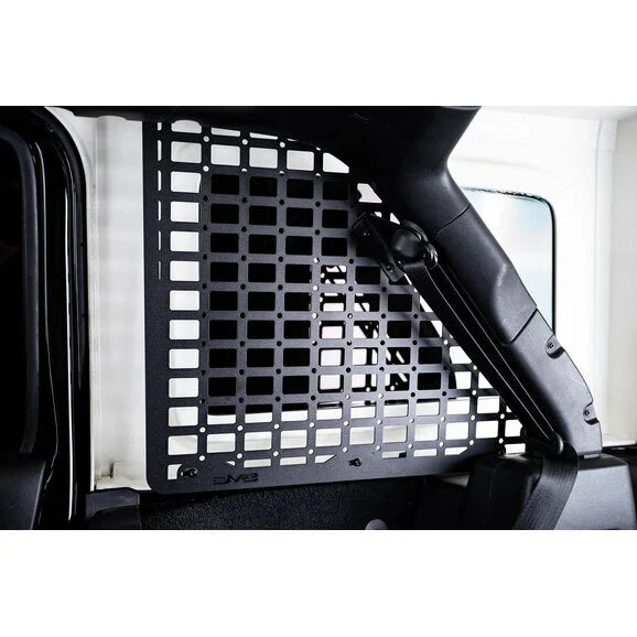 Load image into Gallery viewer, DV8 Offroad MPJL-01 Rear Window MOLLE Storage Panels for 18-24 Jeep Wrangler JL Unlimited 4-Door
