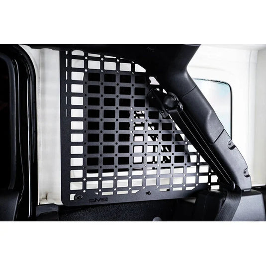 DV8 Offroad MPJL-01 Rear Window MOLLE Storage Panels for 18-24 Jeep Wrangler JL Unlimited 4-Door