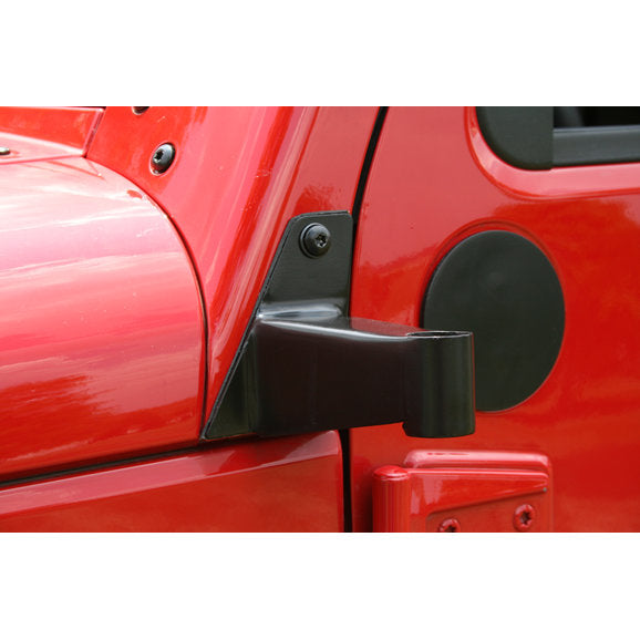 Load image into Gallery viewer, Crown Automotive RT30016 Mirror Relocation Bracket in Black for 07-18 Jeep Wrangler JK
