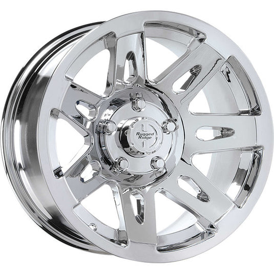 Rugged Ridge 15301.20 XHD Wheel in Chrome for 07-18 Jeep Wrangler JK