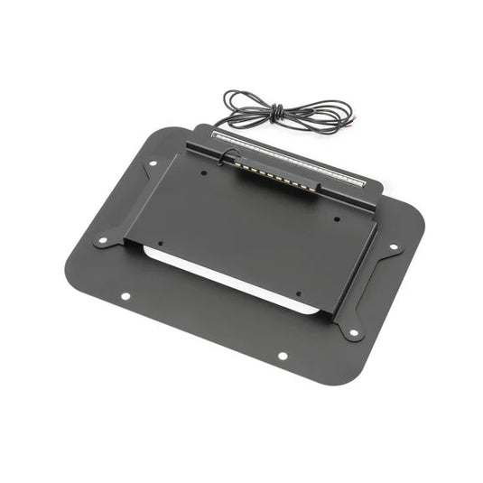 Kentrol BackSide LED License Plate Mount for 07-18 Jeep Wrangler JK