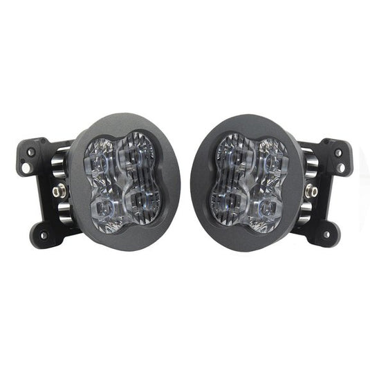 Diode Dynamics SS3 LED Fog Light Kit for 07-24 Jeep Wrangler JK, JL Sahara/Rubicon & Gladiator JT Overland/Rubicon