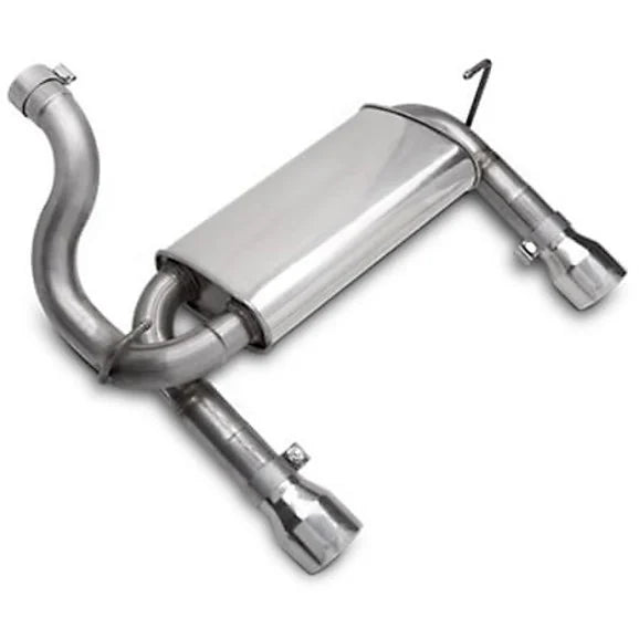 Load image into Gallery viewer, DynoMax 39536 Super Turbo Axle Back Exhaust with Dual Exit in Stainless Steel for 18-24 Jeep Wrangler JL
