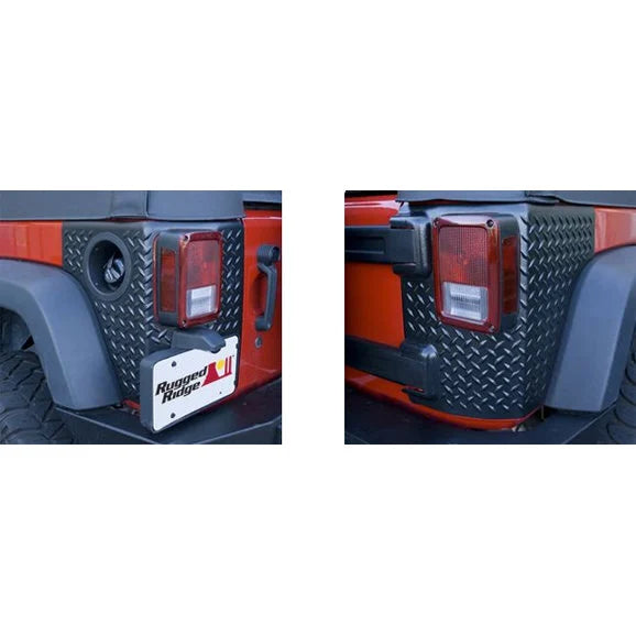 Load image into Gallery viewer, Rugged Ridge 11651.51 Body Armor Kit for 07-18 Jeep Wrangler JK 2 Door
