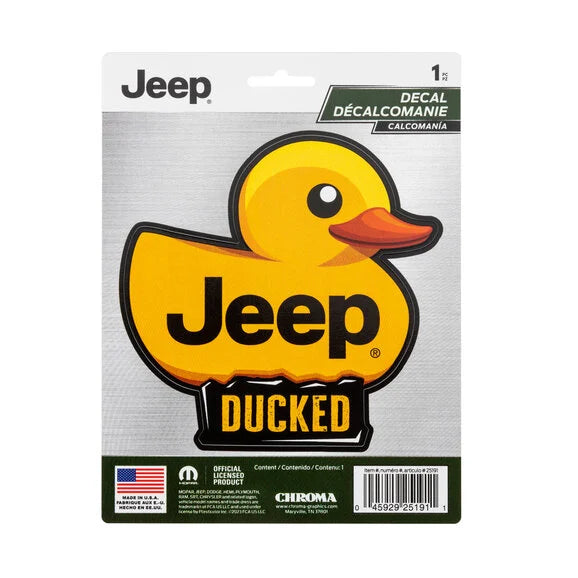 Chroma Graphics 25191 Jeep Ducked Decal- 6x8