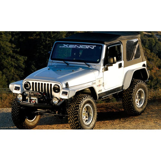 Xenon 9070 6" Flat Fender Style Flares for 97-06 Jeep Wrangler TJ & Unlimited