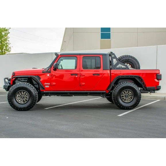 Load image into Gallery viewer, DV8 Offroad SRGL-02 Bolt-on Side Step Sliders for 20-24 Jeep Gladiator JT
