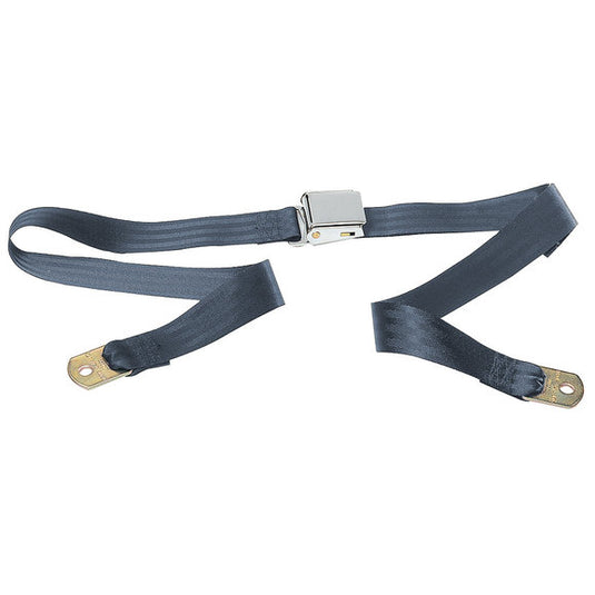 Seatbelt Solutions 2 Point Non-Retractable Lap Belt with Chrome Lift Lever Buckle