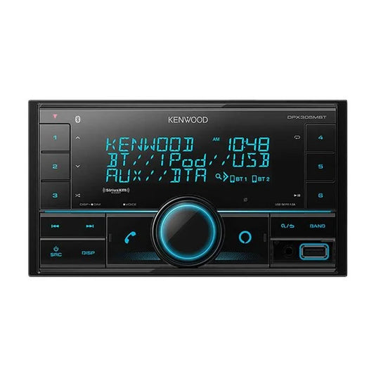 Kenwood DPX305MBT Double Din Digital Media Receiver with Bluetooth