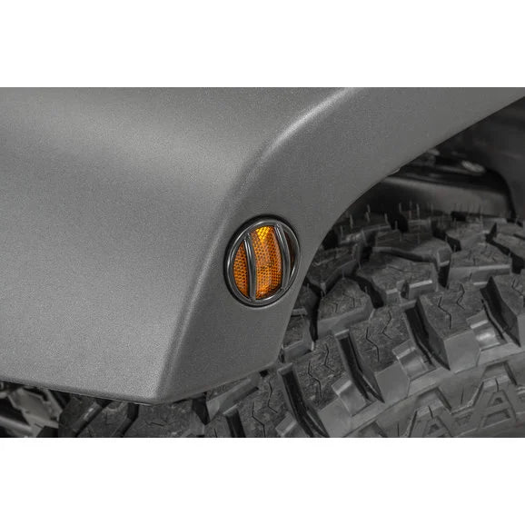 TACTIK Euro Style Side Marker Guards for 07-18 Jeep Wrangler JK