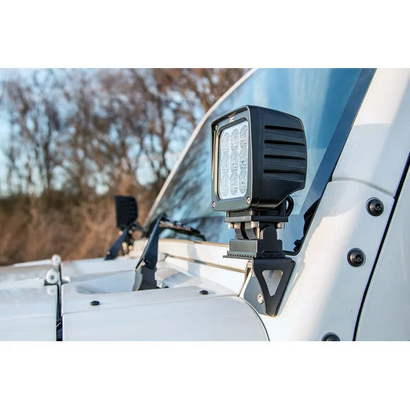 Load image into Gallery viewer, Rough Country Lower Windshield Light Mounts for 07-18 Jeep Wrangler JK
