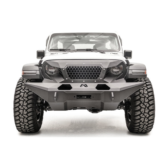 Load image into Gallery viewer, Fab Fours GR4610-1 Full Width front Grumper for 18-20 Jeep Wrangler JL &amp; Gladiator JT
