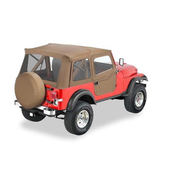 Load image into Gallery viewer, Bestop Supertop Soft Top for 55-75 Jeep CJ-5 &amp; 51-62 M-38A1
