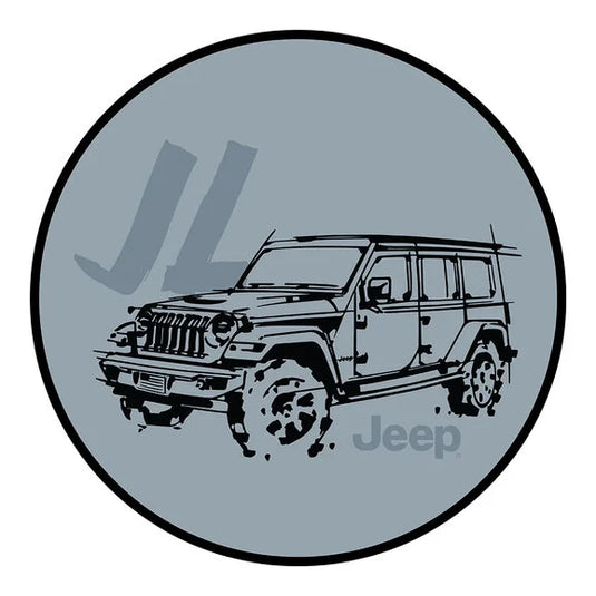 Jeep Merchandise 4" Jeep Logo Circle Jeep Sticker