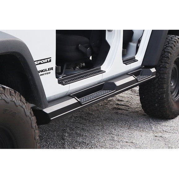 Load image into Gallery viewer, LoD Offroad JRS0761 Armor Lite RockSliders for 07-18 Jeep Wrangler JK Unlimited 4-Door
