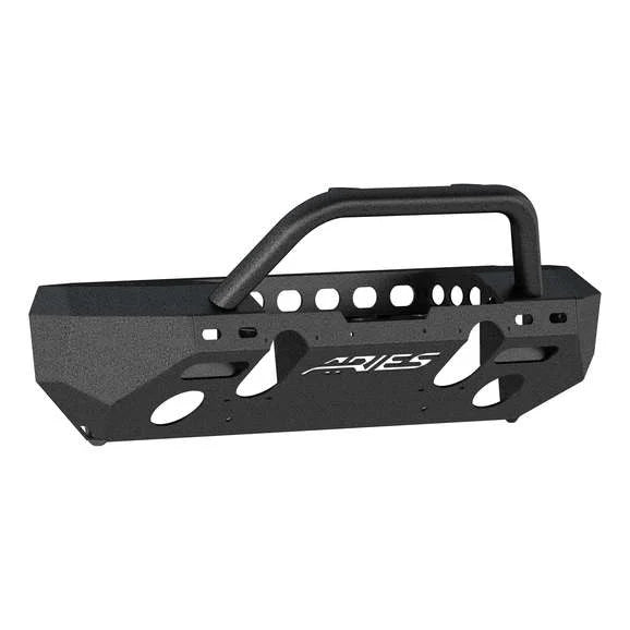 Load image into Gallery viewer, Aries TrailChaser Front Bumper with Brush Guard for 07-18 Jeep Wrangler JK
