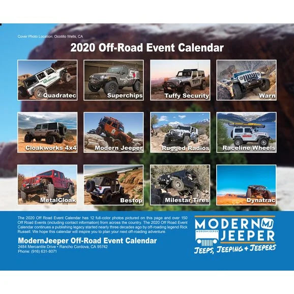 Load image into Gallery viewer, Quadratec 2020 Off-Road Event Calendar
