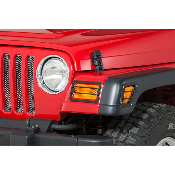 Load image into Gallery viewer, Rugged Ridge Euro-Style Turn Signal &amp; Side Marker Guards for 97-06 Jeep Wrangler TJ &amp; Unlimited
