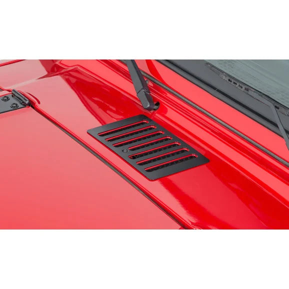 Load image into Gallery viewer, Kentrol Stainless Steel Hood Vent for 98-06 Jeep Wrangler TJ &amp; Unlimited
