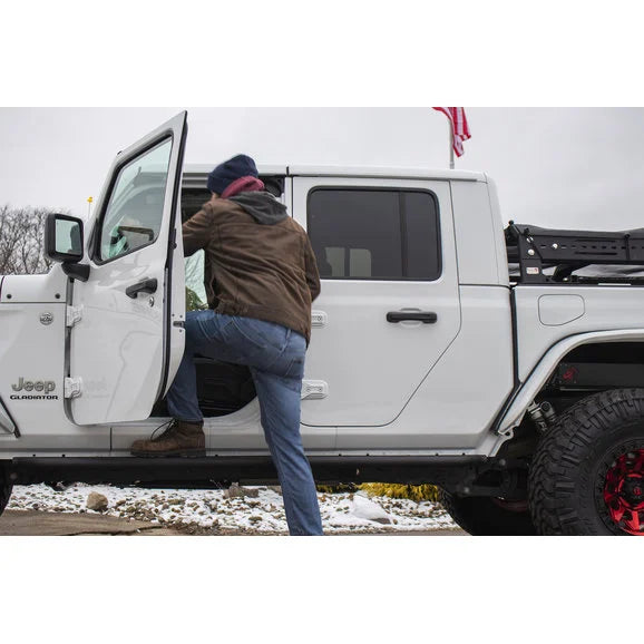 Load image into Gallery viewer, Fishbone Offroad FB23143 Step Sliders for 20-24 Jeep Gladiator JT
