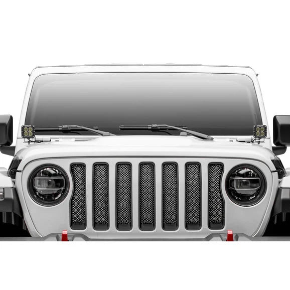 Load image into Gallery viewer, T-Rex 44493 Sport Polished Stainless Steel Mesh Grille for 18-23 Jeep Wrangler JL
