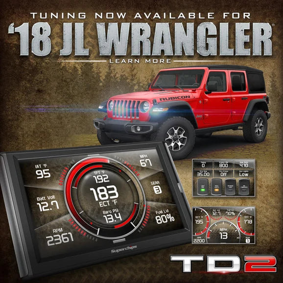 Load image into Gallery viewer, Superchips 42051-JL TrailDash2 for 18-24 Jeep Wrangler JL
