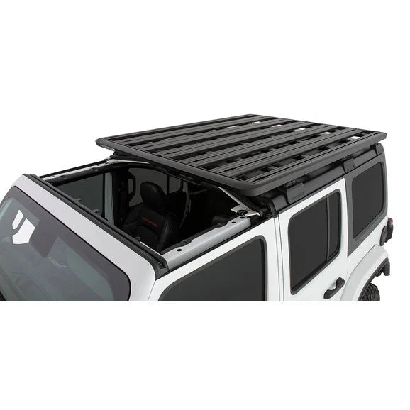 Load image into Gallery viewer, Rhino-Rack JC-00455 72&quot; x 56&quot; Pioneer Platform with Backbone System &amp; RCL Legs for 18-23 Jeep Wrangler JL Unlimited with Hardtop
