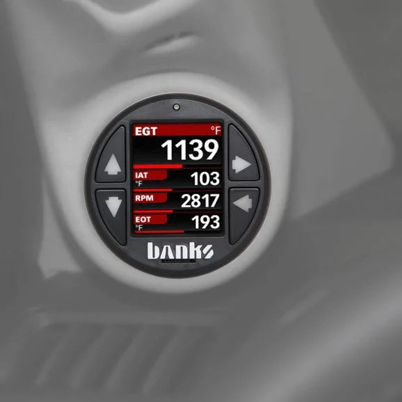 Load image into Gallery viewer, Banks Power 66797 Derringer Tuner with iDash SuperGauge DataMonster for 2020-24 Jeep Wrangler JL and Gladiator JT with 3.0L Engine
