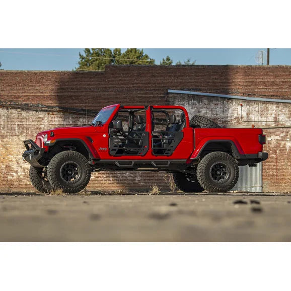 Load image into Gallery viewer, Rough Country 90762 Contoured Drop Steps for 20-24 Jeep Gladiator JT
