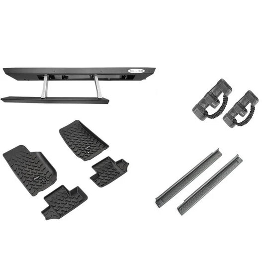 Rock Slide Engineering BD-SS-300-JK2 Gen III Step Sliders for 07-18 Jeep Wrangler JK 2-Door