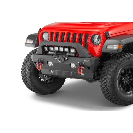 Quadratec Brute Strength™ Winch Bumper for 18-24 Jeep Wrangler JL & Gladiator JT