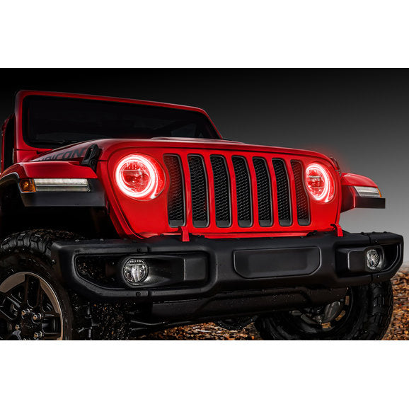 Load image into Gallery viewer, Oracle Lighting Waterproof Surface Mount LED Headlight Halo Kit for 18-20 Jeep Wrangler JL
