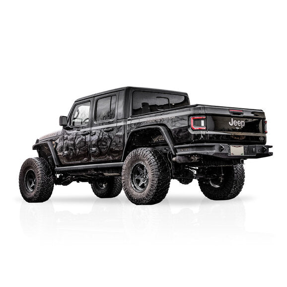 Load image into Gallery viewer, Reaper Off-Road JSR02 Bed Side Steps for 20-24 Jeep Gladiator JT with Immortal R1 Rear Bumper
