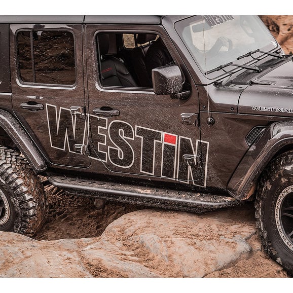 Load image into Gallery viewer, Westin 42-6025 Triple Tube Rock Rails 18-24 Jeep Wrangler JL Unlimited
