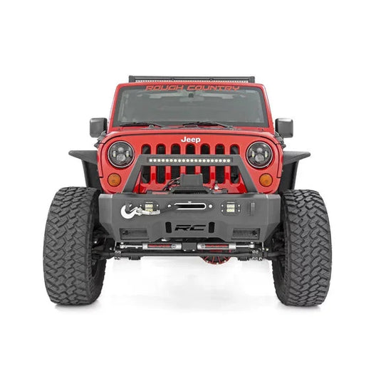 Rough Country RCH5000 7in LED Projector Headlights for 97-18 Jeep Wrangler TJ & JK