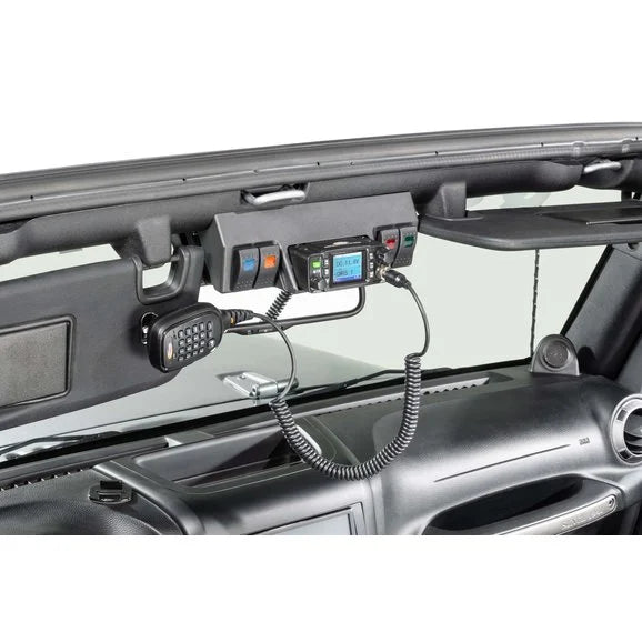 Load image into Gallery viewer, Daystar GMRS Radio with Upper Windshield Mount, and Switches for 07-18 Jeep Wrangler JK
