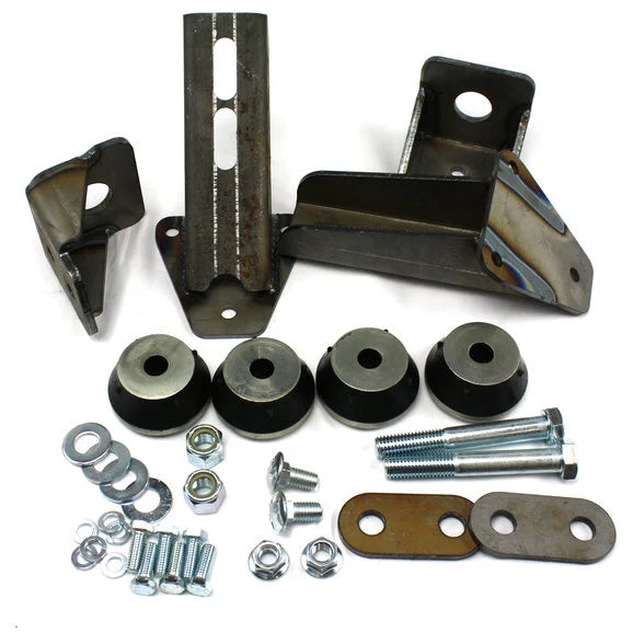 Advance Adapters 713007 Wide Weld In Motor Mount kit for 76-86 Jeep CJ with Chevy V8 and 4.3L V6