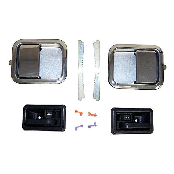 Load image into Gallery viewer, Crown Automotive Door Handle Master Kit for 81-06 CJ Series, YJ Wrangler and TJ and Unlimited with Full Steel Doors
