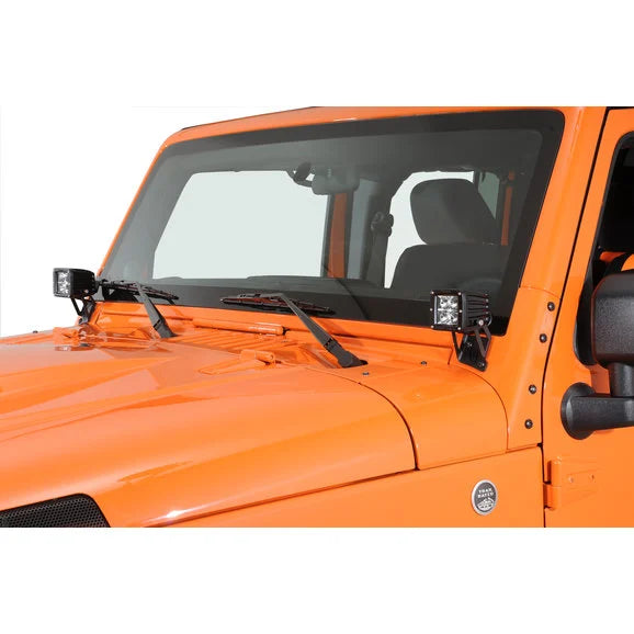 Load image into Gallery viewer, Rigid Industries 40331 A-Pillar Light Mount Kit for 07-18 Jeep Wrangler JK with D Series Lights
