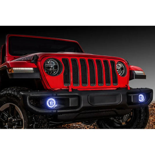 Oracle Lighting Waterproof LED Fog Light Halo Kit for 18-20 Jeep Wrangler JL