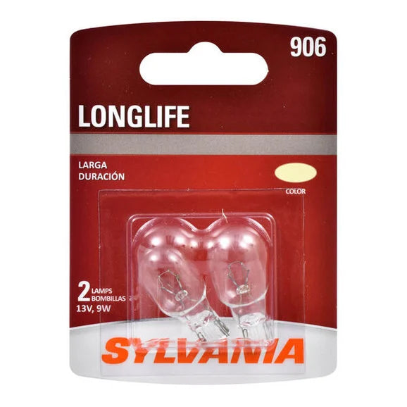 Load image into Gallery viewer, Sylvania 906LL.BP2 #906 White Long Life Mini Bulb 2 Pack
