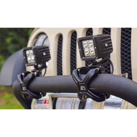 Rugged Ridge 15210.03 3 Piece X-Clamp LED Kit in Black