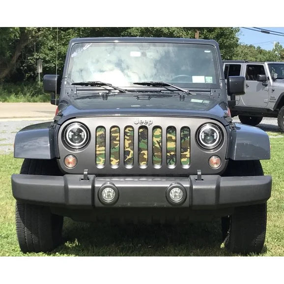 Load image into Gallery viewer, Under The Sun Inserts Outdoor Series Grille Insert for 07-18 Jeep Wrangler JK
