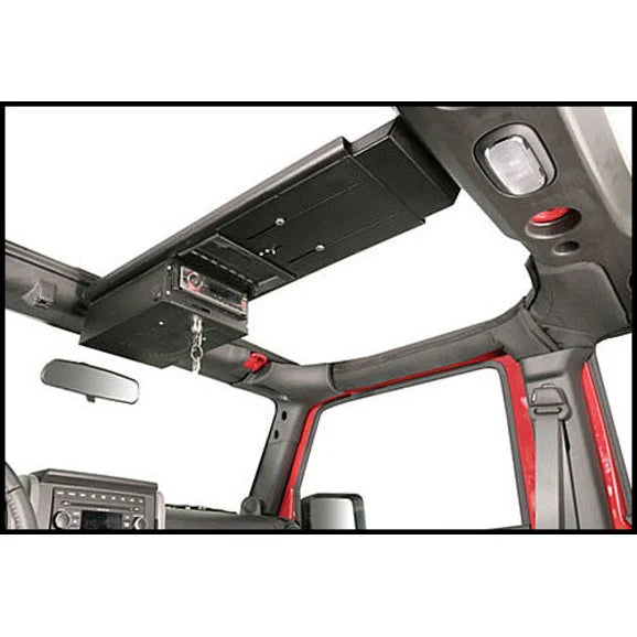 Load image into Gallery viewer, Tuffy 142-01 Security Products Single Compartment Overhead Security Console for 07-18 Jeep Wrangler JK
