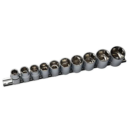 Eastwood 32170 10-Piece 1/2" Drive SAE Shallow Socket Set