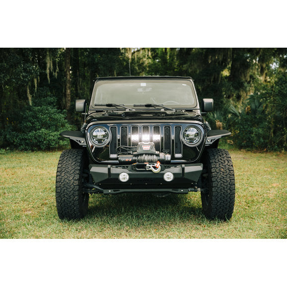 Load image into Gallery viewer, Rugged Ridge 11232.77 Grille LED Mount Bracket for 18-24 Jeep Wrangler JL &amp; Gladiator JT
